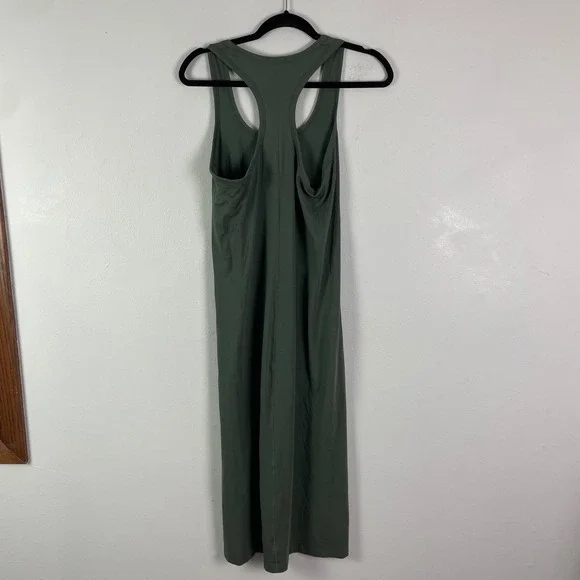 Arc'Teryx Jelena Dress Olive Green Racerback Tank Maxi Casual Athleisure Women S - Picture 9 of 10
